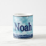 Noah Sailboat Coffee Mug<br><div class="desc">Use the search tool at my store for other Names. There are over 200 names to search. Designs are customisable to the products you choose.</div>