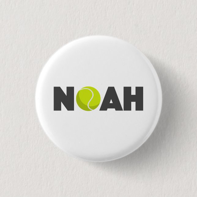 Noah Tennis 3 Cm Round Badge (Front)