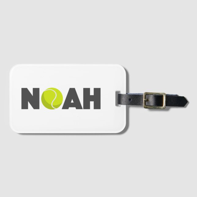 Noah Tennis Luggage Tag (Front Horizontal)