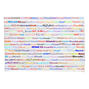 Noah Text Design II Pillowcase