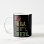 NOAH the Man the Myth the LEGEND FUNNY Mens Boys Coffee Mug<br><div class="desc">NOAH the Man the Myth the LEGEND FUNNY Mens Boys Name Gift. Perfect gift for your dad,  mom,  papa,  men,  women,  friend and family members on Thanksgiving Day,  Christmas Day,  Mothers Day,  Fathers Day,  4th of July,  1776 Independent day,  Veterans Day,  Halloween Day,  Patrick's Day</div>