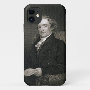 Noah Webster (1758-1843) engraved by Frederick W. iPhone 11 Case
