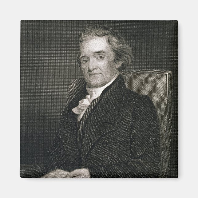 Noah Webster (1758-1843) engraved by Frederick W. Magnet (Front)