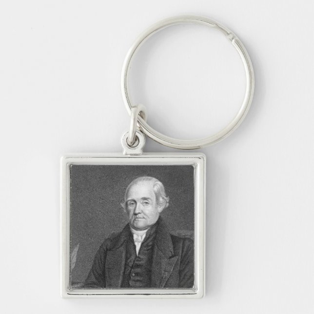 Noah Webster  engraved by G. Parker Key Ring (Front)