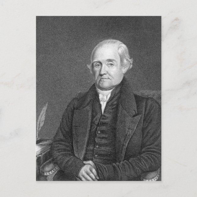 Noah Webster  engraved by G. Parker Postcard (Front)