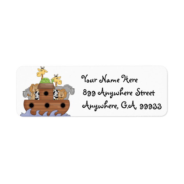 Noah'a Ark address labels (Front)