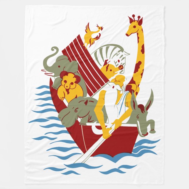Noah's Arc Fleece Blanket (Front)