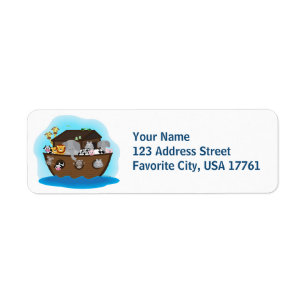 Noah's Ark Address Labels