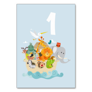 Noah's Ark - animals Table Number