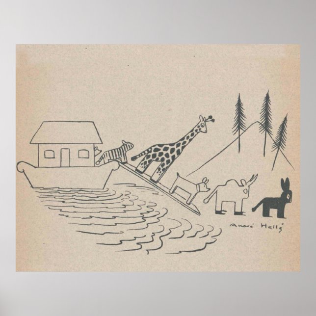 Noah's Ark Art Print (Front)