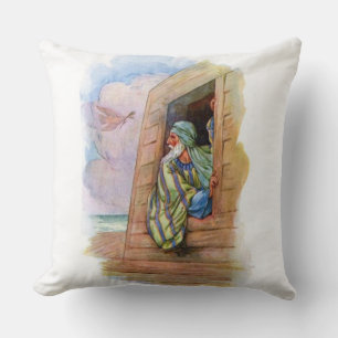 Noah's Ark At Sea Cushion