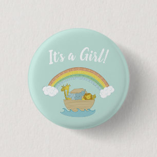Noah's Ark Baby Shower 3 Cm Round Badge