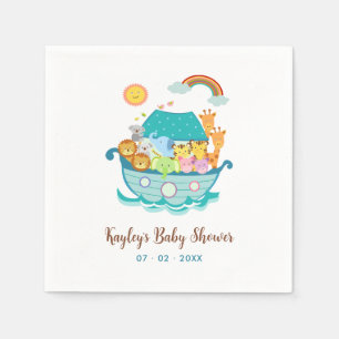 Noahs Ark Baby Shower Baptism 1st Birthday Napkins