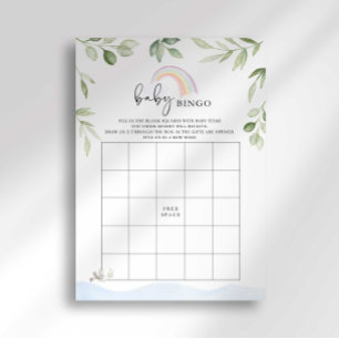 Noah's Ark Baby Shower Bingo Game Invitation