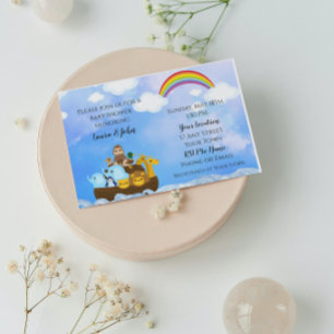 Noah's Ark Baby Shower Invitation