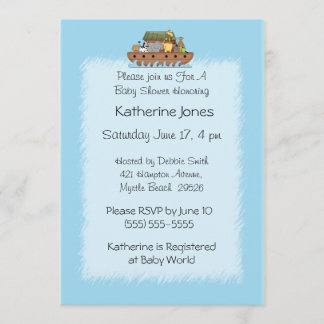 Noah's Ark Baby Shower Invitation. Invitation