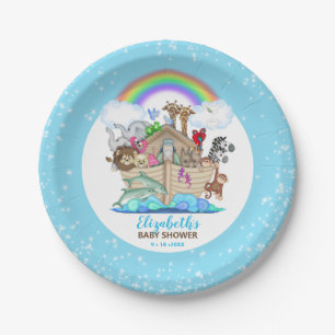 Noah's Ark Baby Shower Paper Plates