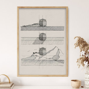 Noah's Ark Bible Art, Bible Art, WALL Art, Noah, Poster