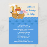 Noah's Ark Boy or Girl Baby Shower