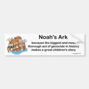 noah's ark bumper sticker