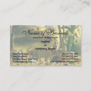 Noah's Ark by Joseph Henry Hidley Business Card