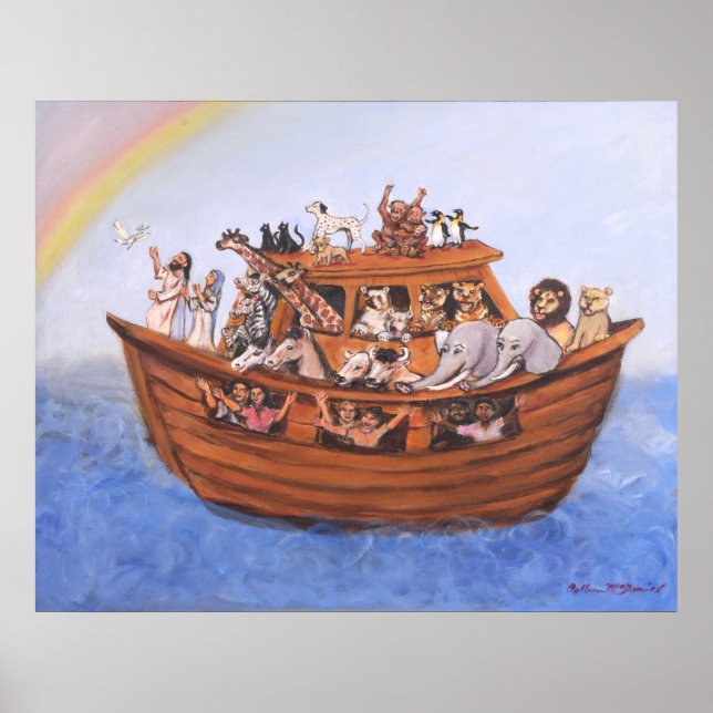 Noah's Ark Canvas Print (Front)