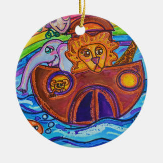 Noah's Ark Ceramic Ornament