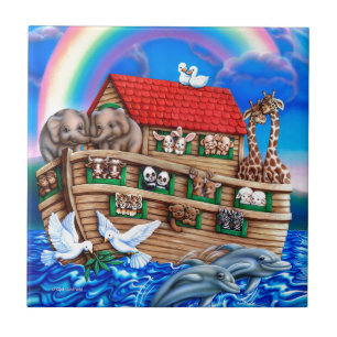 Noah's Ark Ceramic Tile