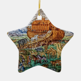 Noah's Ark Ceramic Tree Decoration