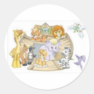 Noah's Ark Classic Round Sticker