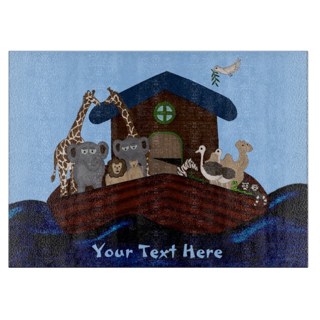 Noah's Ark Cutting Board (Front)