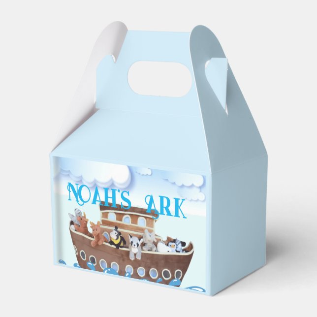 Noah's Ark Favour Box (Front Side)