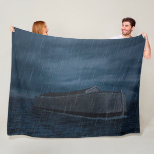 NOAH'S ARK FLEECE BLANKET