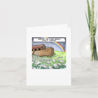 Noah's ark full of rabbits