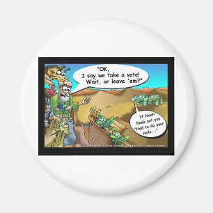 "Noah's Ark" Funny Cartoon Tees Gifts Collectibles Magnet