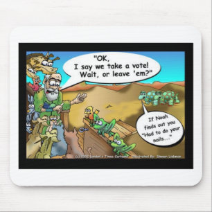 "Noah's Ark" Funny Cartoon Tees Gifts Collectibles Mouse Pad