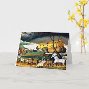 Noah's Ark, Get Well Quickly, Card