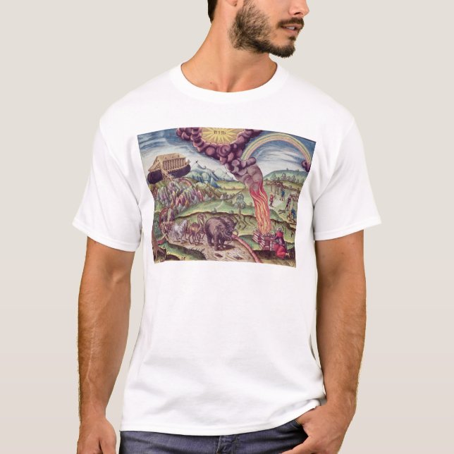 Noah's Ark, illustration from 'Brevis Narratio' T-Shirt (Front)