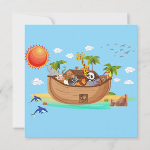 Noah's Ark Invitation