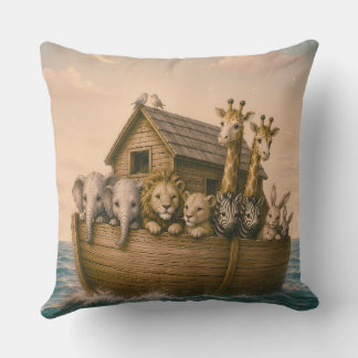 Noah's Ark Islamic Nursery Cushion
