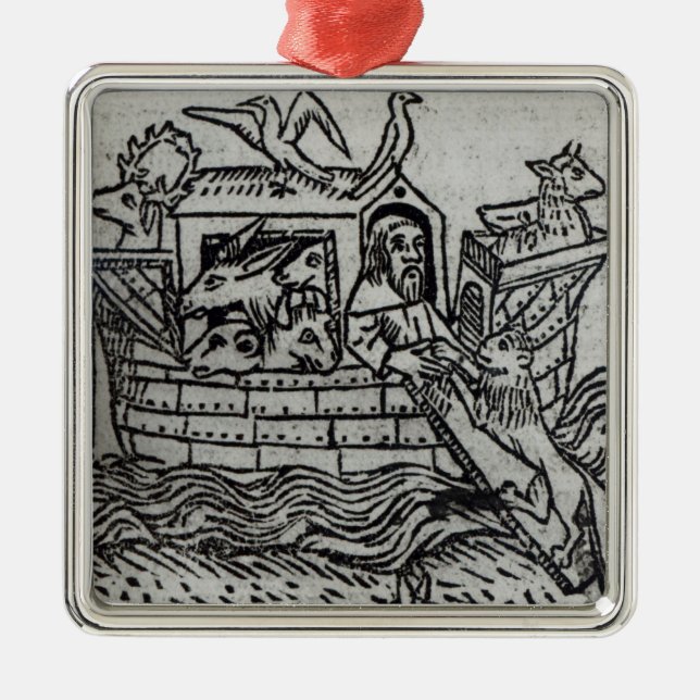 Noah's Ark Metal Ornament (Front)
