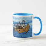 Noah's Ark Mug<br><div class="desc">"Jewish Expressions, " offers a shopping experience as you will not find anywhere else. Make yourselves at home. Tell your friends about us and send them our link:  http://www.zazzle.com/YehudisL?rf=238549869542096443*</div>