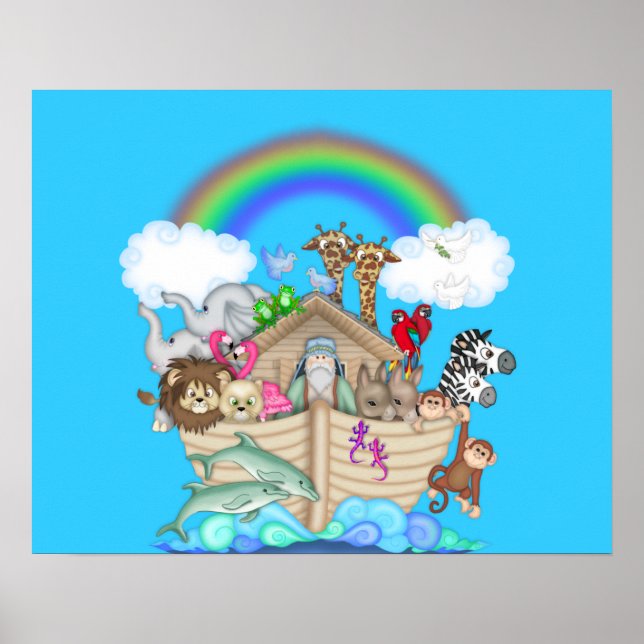 NOAHS ARK NURSERY DECORATION Poster (Front)