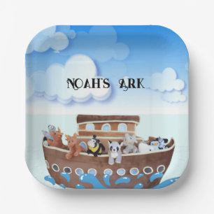 Noah's Ark Paper Plate