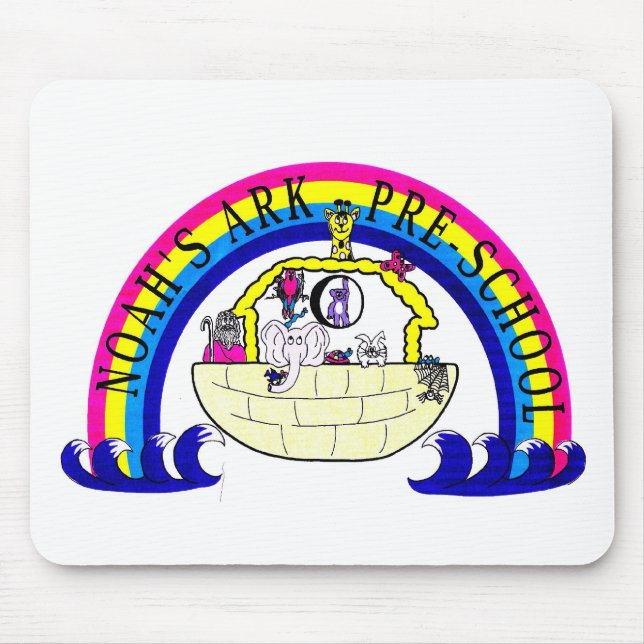 Noah's Ark Preschool Mousepad (Front)