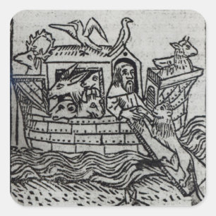 Noah's Ark Square Sticker