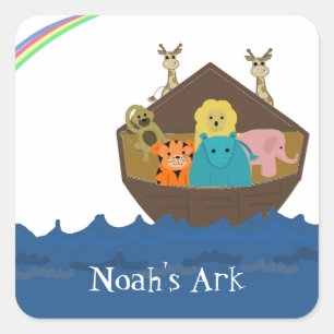 Noah's Ark Square Sticker