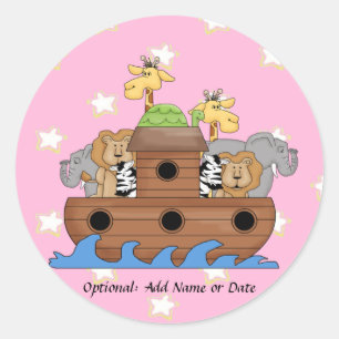 Noah's Ark Stickers for Invitations