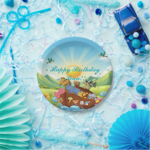 Noah's Ark Theme Paper Plate