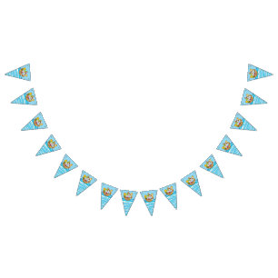 Noah's Ark Theme with Baby Animals Bunting